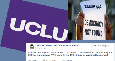 ucl antisemitism bds