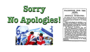 balfour no apologies