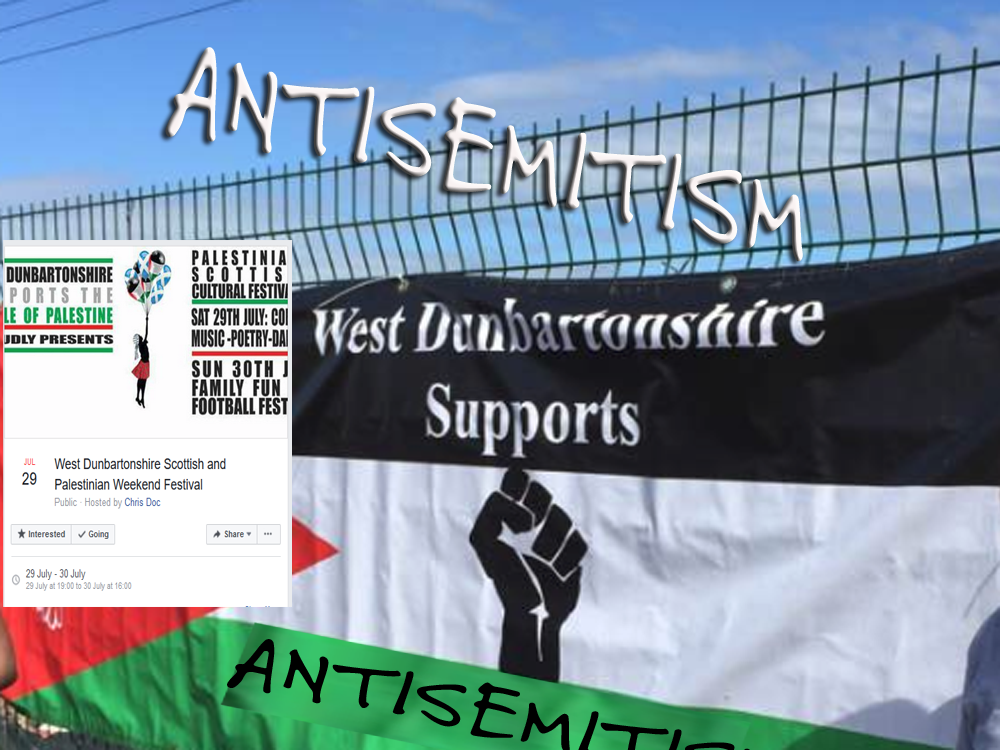 West Dumbartonshire supports antisemitism