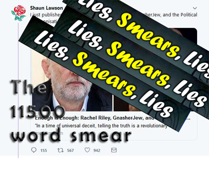 Shaun Lawson smears Jews