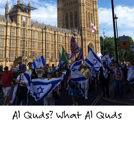 Al Quds gets the blue and white treatment