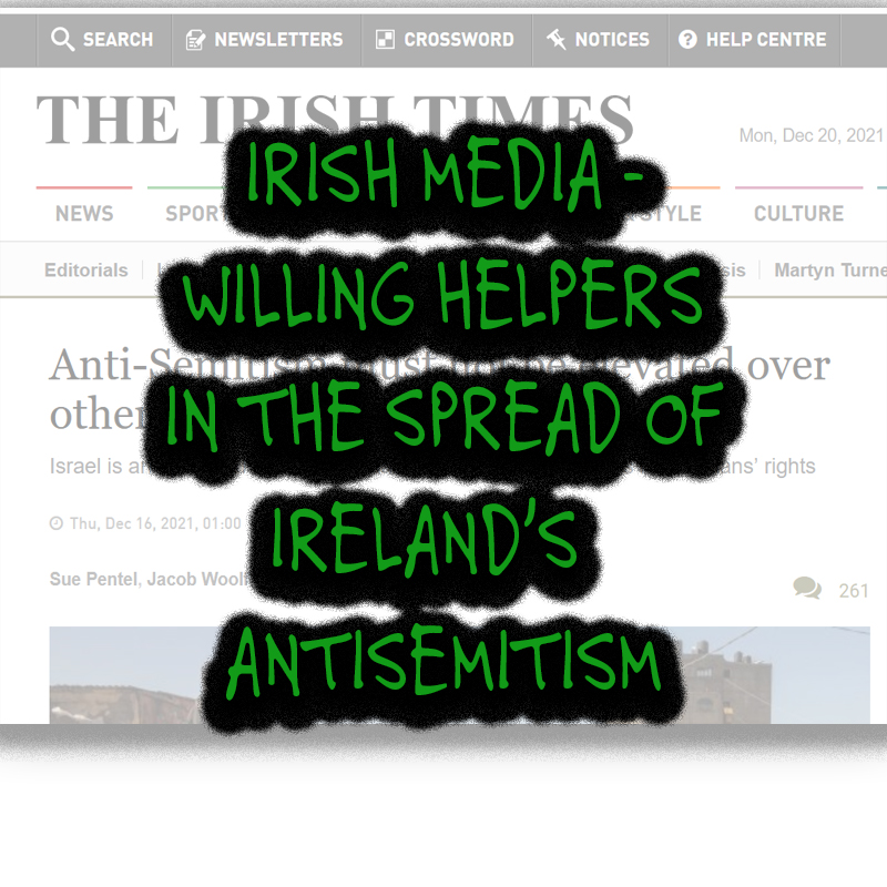 Irish Times spreading antisemitism