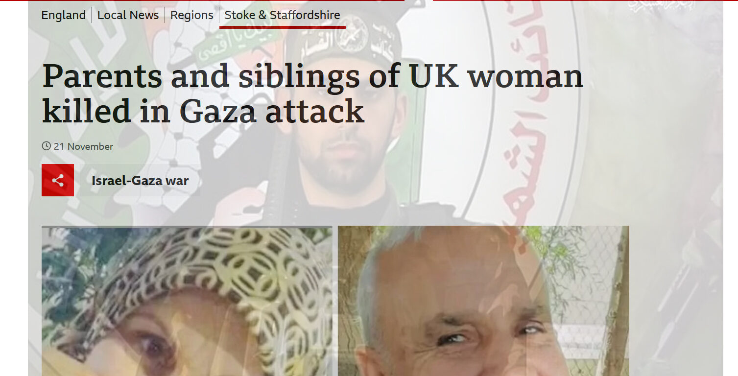 Hamas hiding behind every BBC article