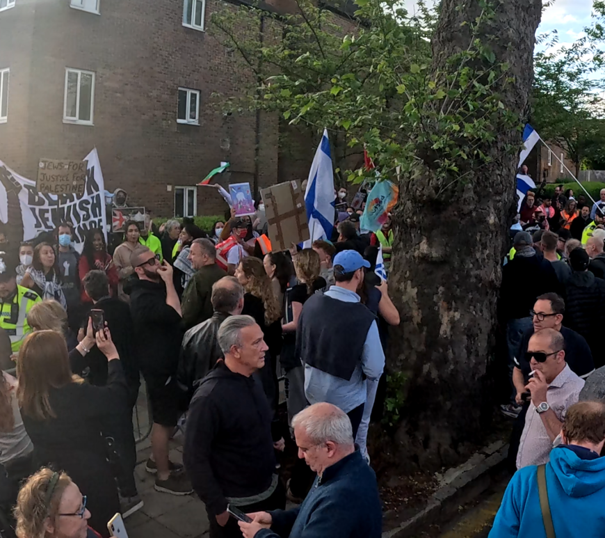 Finchley anti-Israel protest