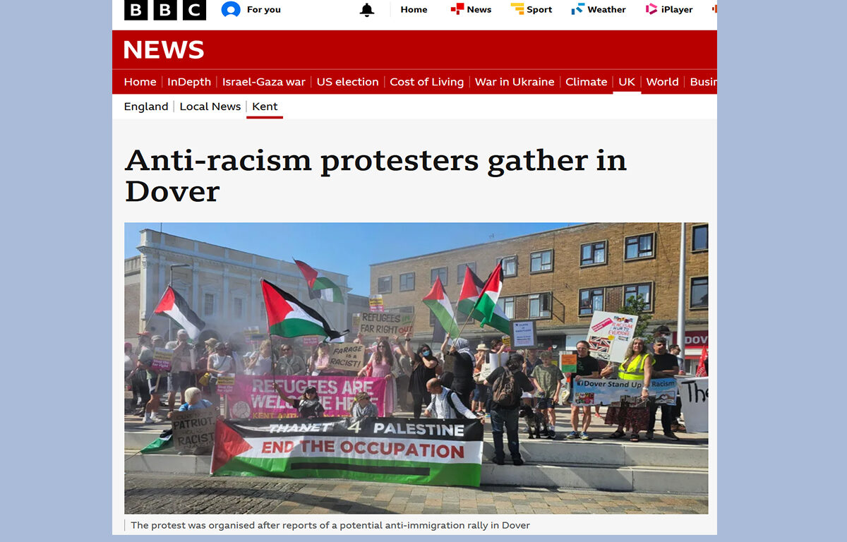 the bbc sees israel supporters as racists