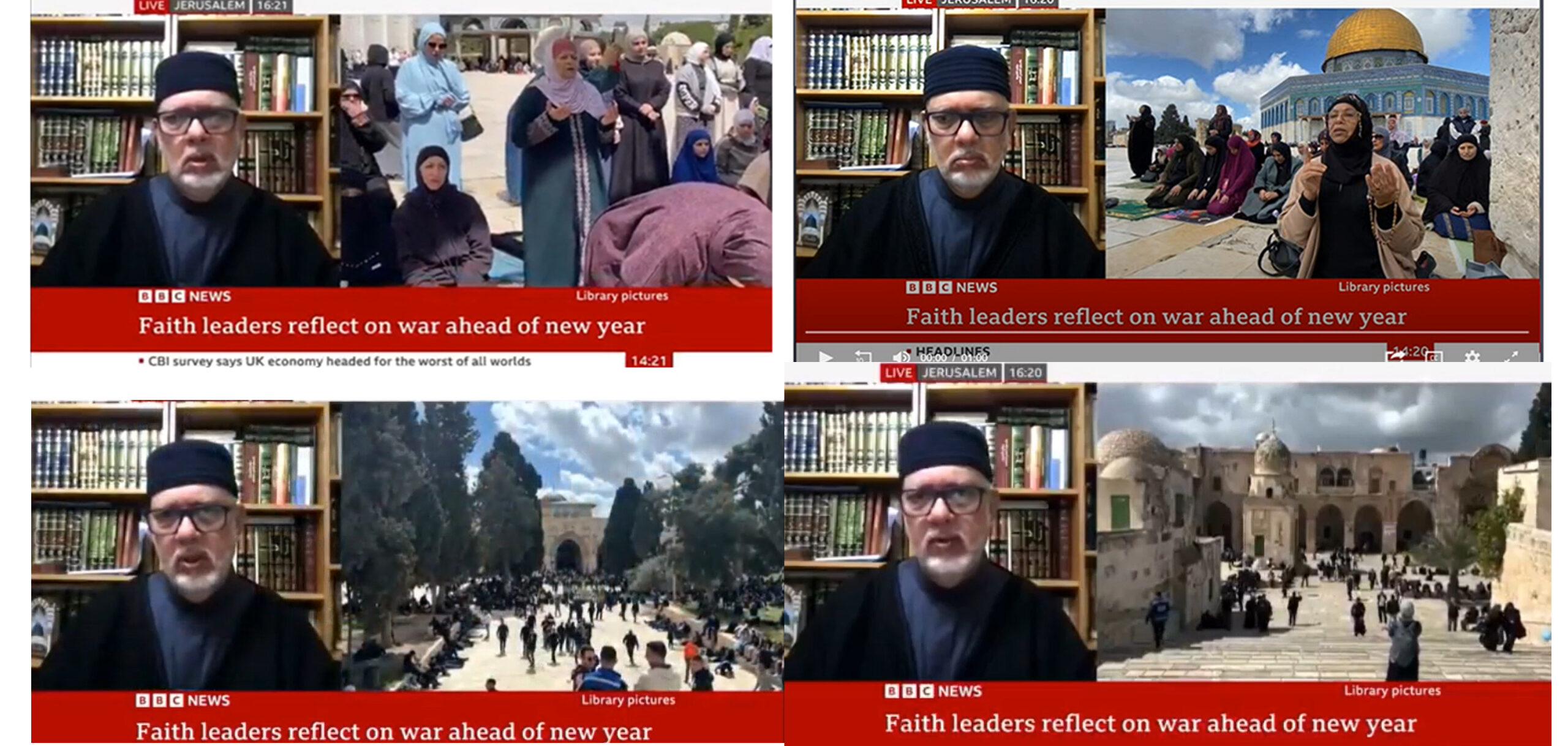 BBC news Anti Jewish bias. The religious images with the Imam