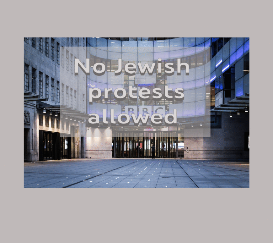 Two Tier policing - Jews not allowed to protest outside the BBC