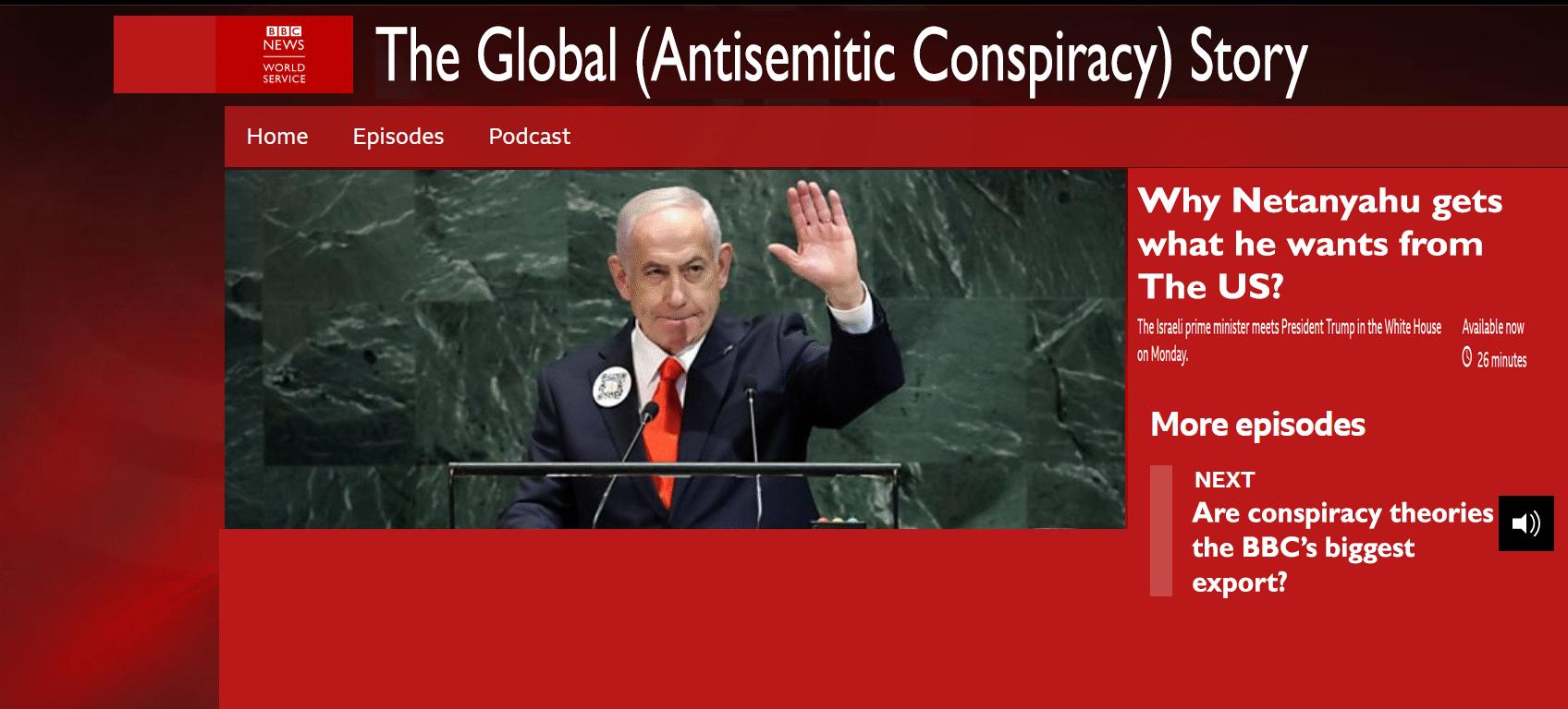 The BBC Global Story and antisemitic conspiracy