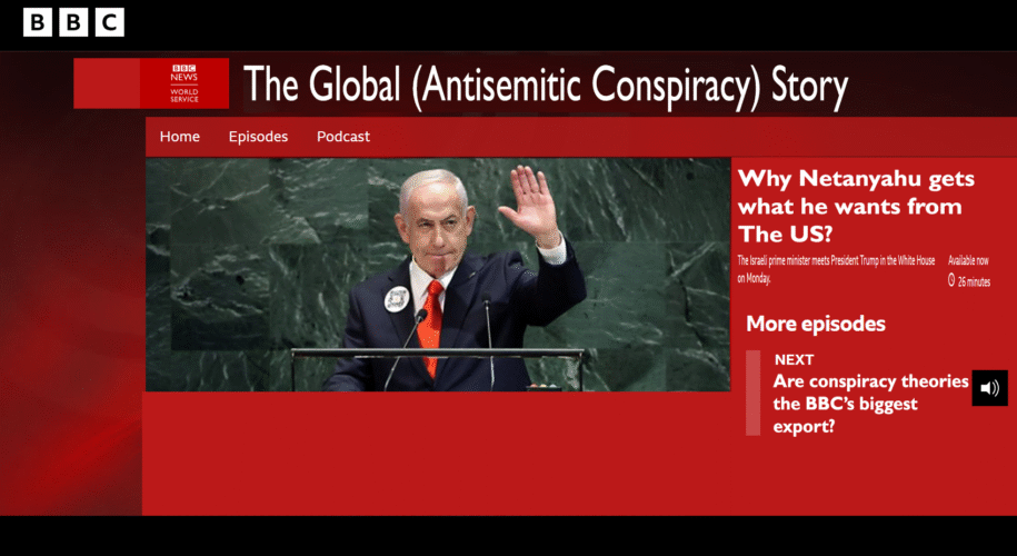 The BBC Global Story and antisemitic conspiracy