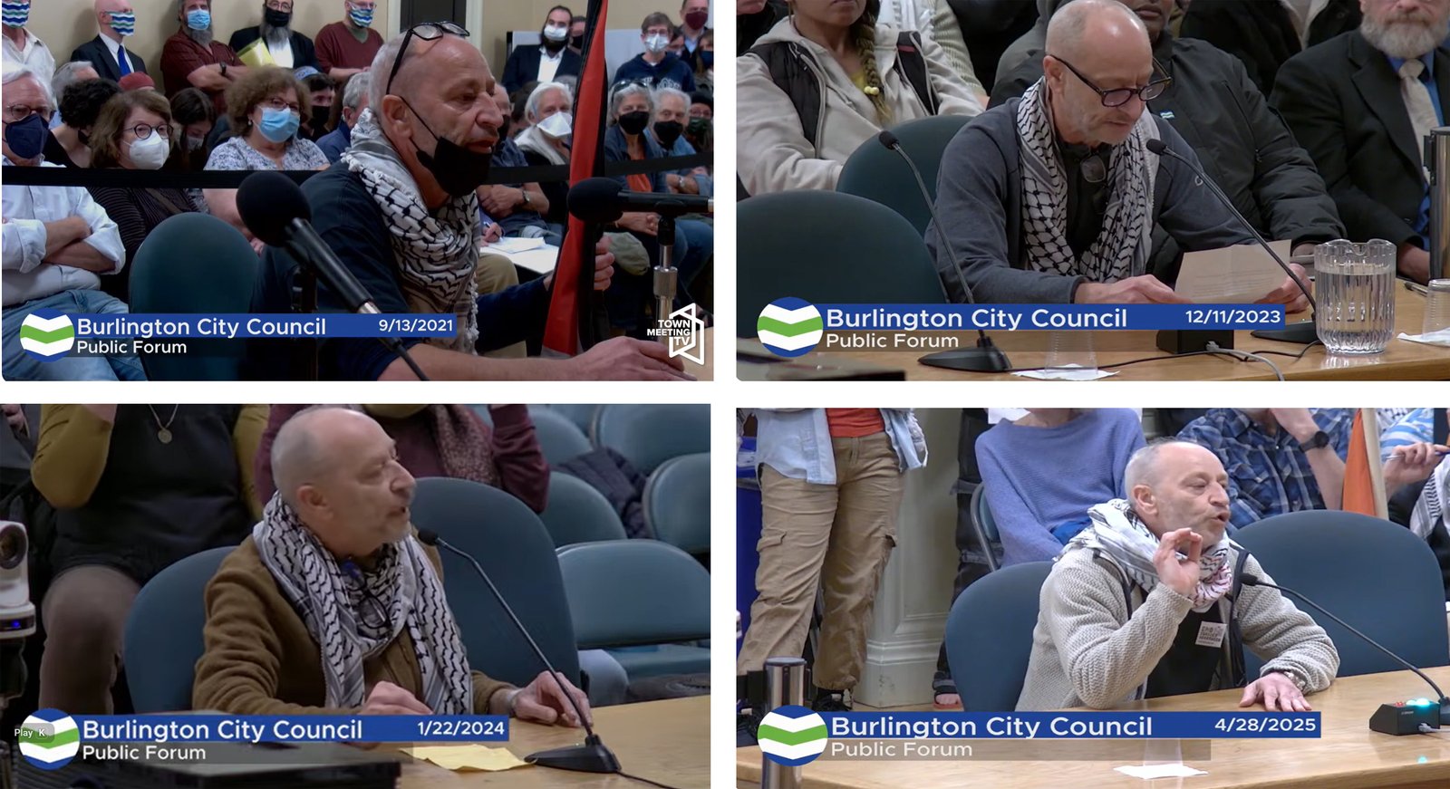 Wafic Faour, Vermont Palestine