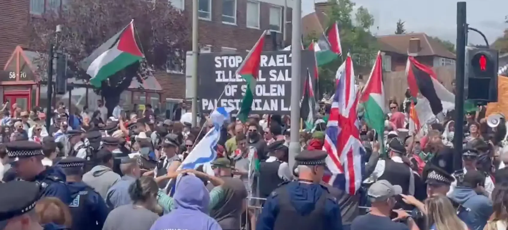 Edgware protest Jewish Life