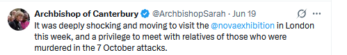 Archbishop of Canterbury visits Nova