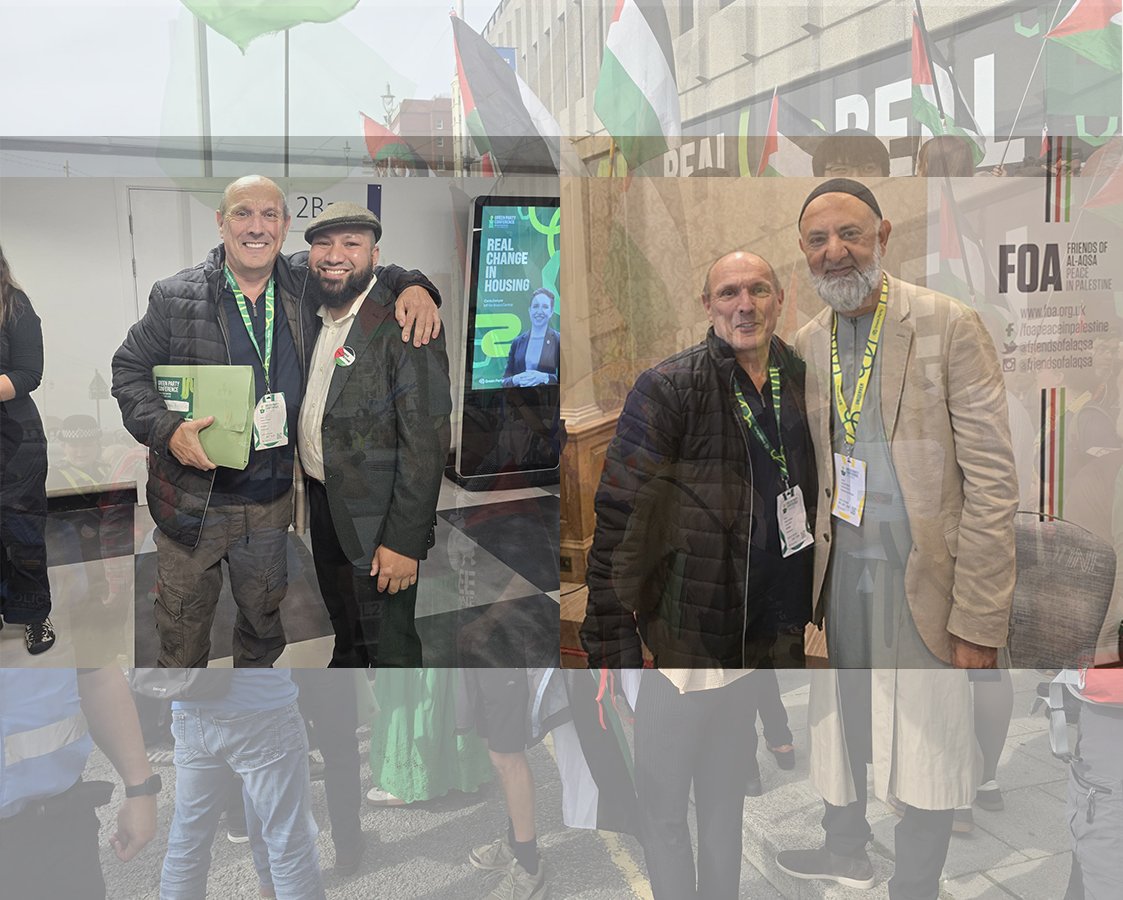 Dave Collier Inside Occupied Territory at the Green Party Conference